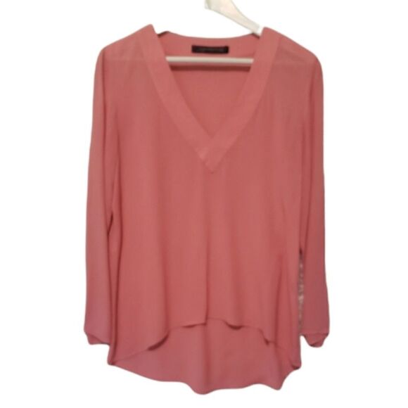 Pink V neck tunic - Picture 1 of 3